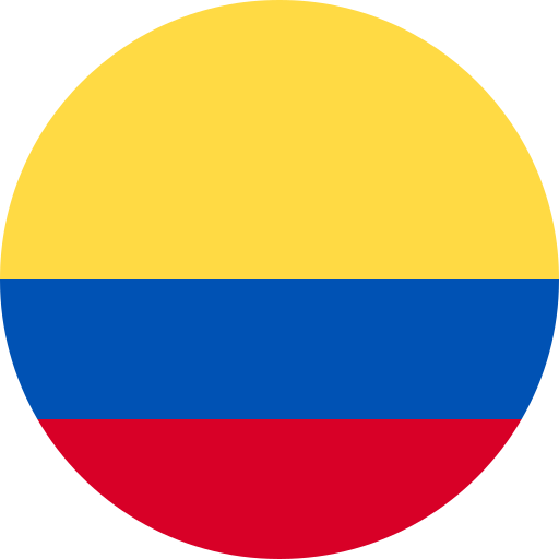 Bandera de Colombia y Perú